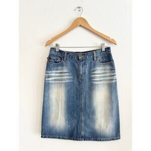 Y2K Polo Ralph Lauren Jean Skirt size 4